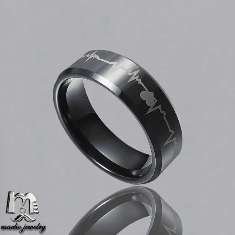 
MACHO Wholesale fashion European jewellery tungsten carbide masonic rings for men, wedding mason rings 