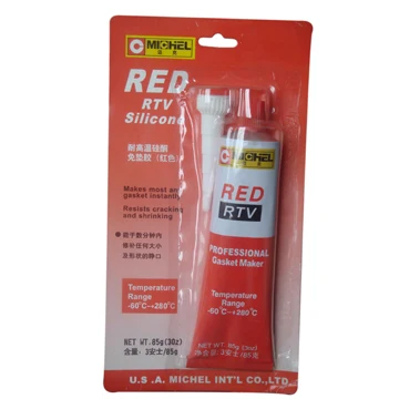 
Красная силиконовая прокладка RTV для термостойкости 