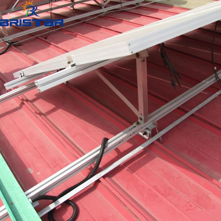 Pitched Tin Roof Adjustable Solar Pv Panel Mounting Brackets