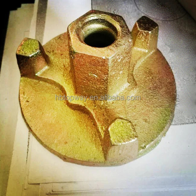 Galvanized casting iron formwork three wings nut