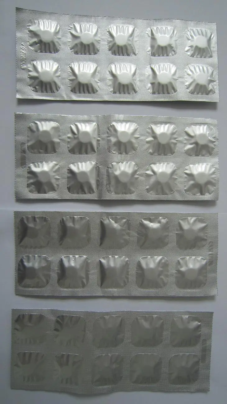 High quality blister series automatic double aluminium strip packing machine