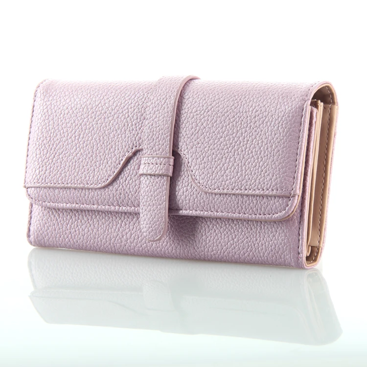 Purse wallet for women girls card holder Pink Mini Leather Wallet