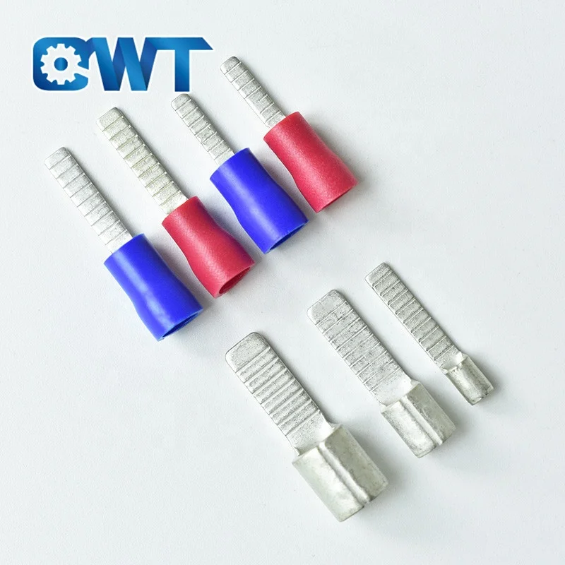 QWT automotive electric copper crimp blade tab faston types terminales quick connector male female spade terminal connector