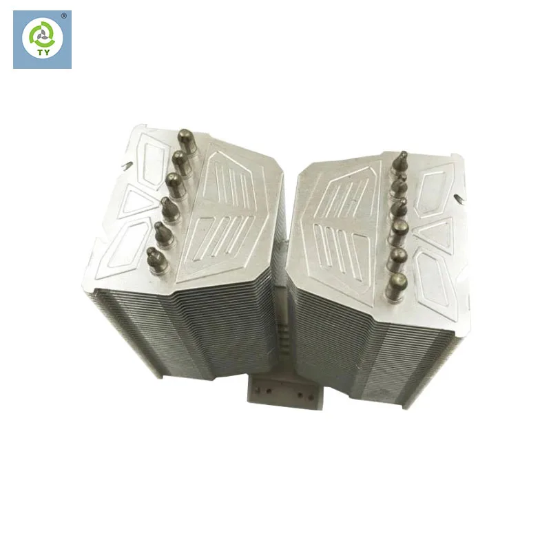 
heat sink pipe led 1000w Led Heat Sink Finned Heat Pipe Double Tower Radiator 