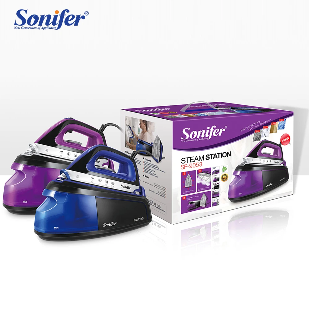 
 Бытовая техника красочные дистанционное управление Электрический паровой Быстрый паровой пресс машина паровой утюг для одежды SF-9053  