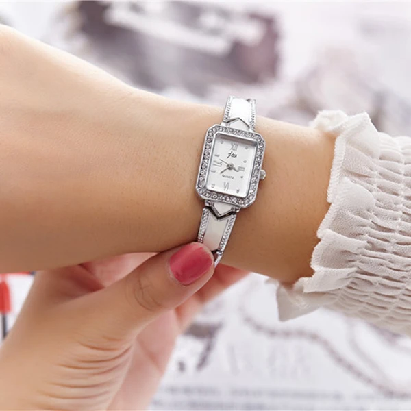 Online Shop China Gold Plate Women Diamond Watch