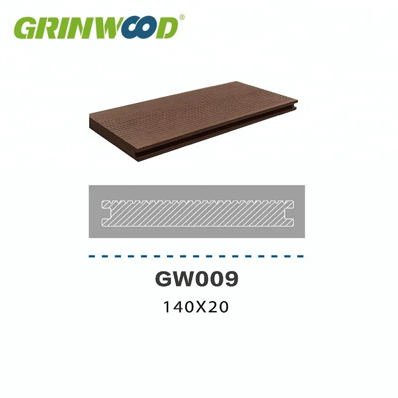 High quality WPC/wood plastic composite decking for outdoor