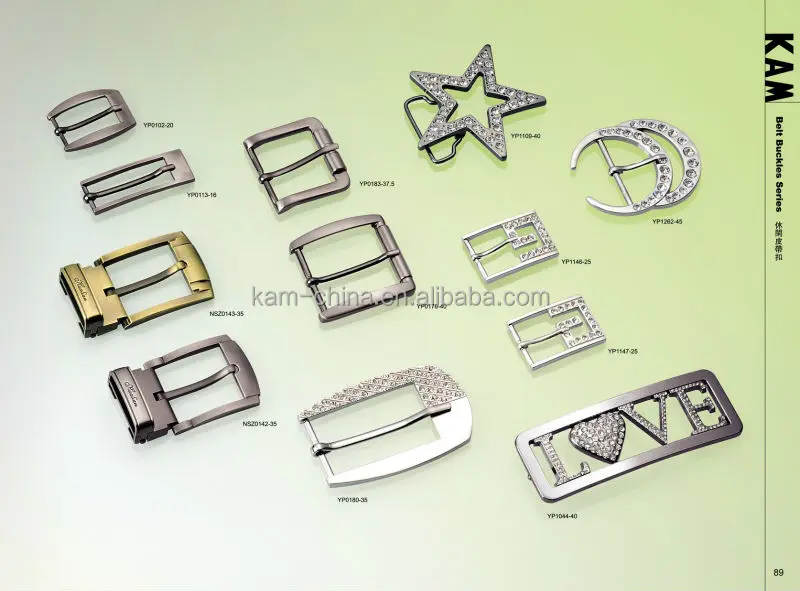Zinc alloy of belt buckle