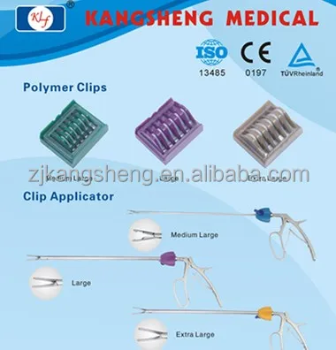 laparoscopic clip appliers / Clip appliers, laparoscopic surgical instruments