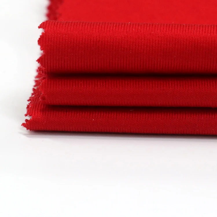 
Spandex single jersey fabric for summer garment T shirt fabric 100% cotton 