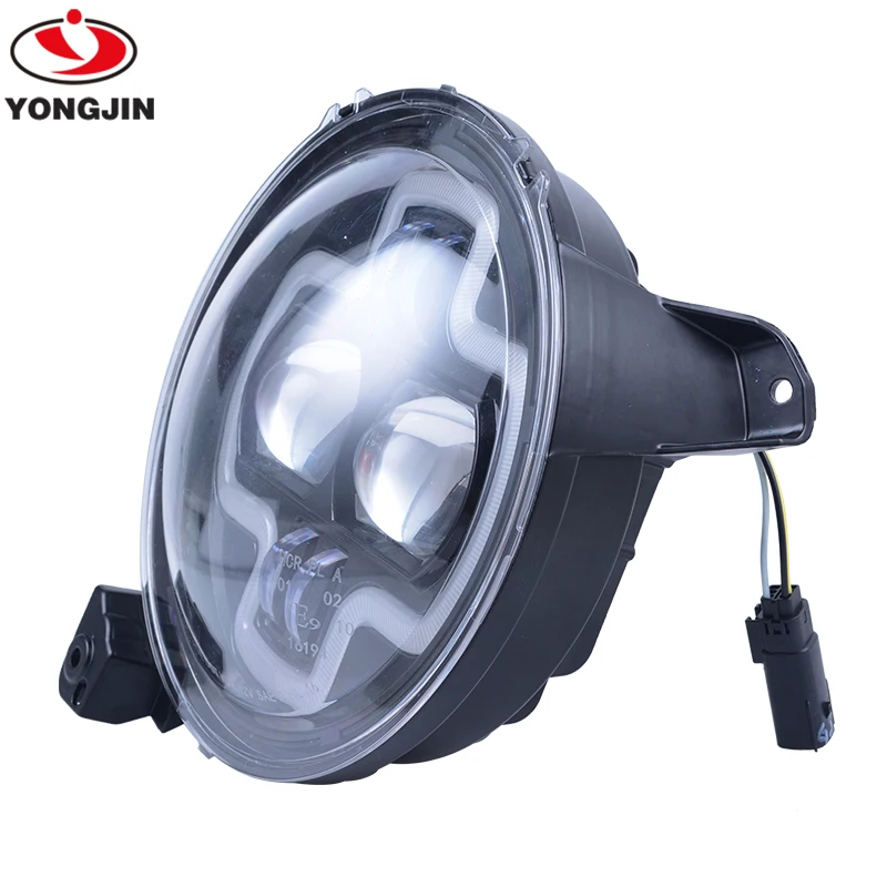 Led Headlight with halo ring for Jeep Wrangler JL