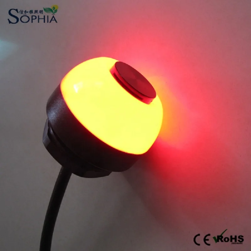 Sophia 50mm led dome indicator light with siren