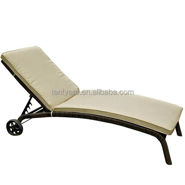 outdoor Plain color sewing cozy folding daybed sunbed mattress