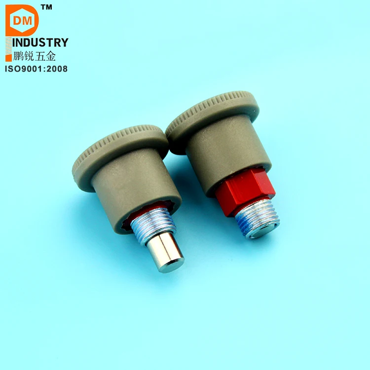 Plastic Knob Mini Indexing Plunger Without Rest Position