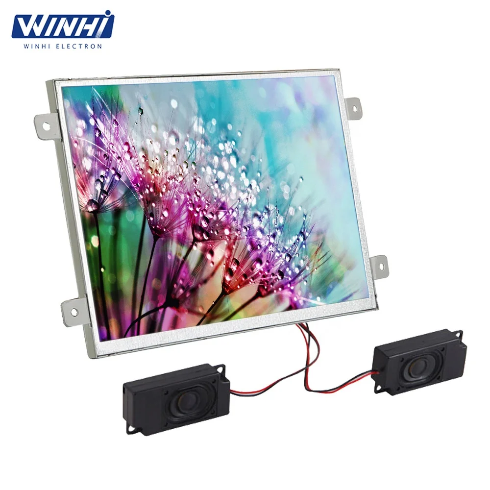 10.6in open frame see through lcd monitor video screen advertising display