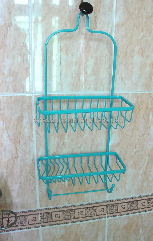 
Bathroon metal shower caddy with suction cup and Expandable Rust-Proof Bath shower Caddy 