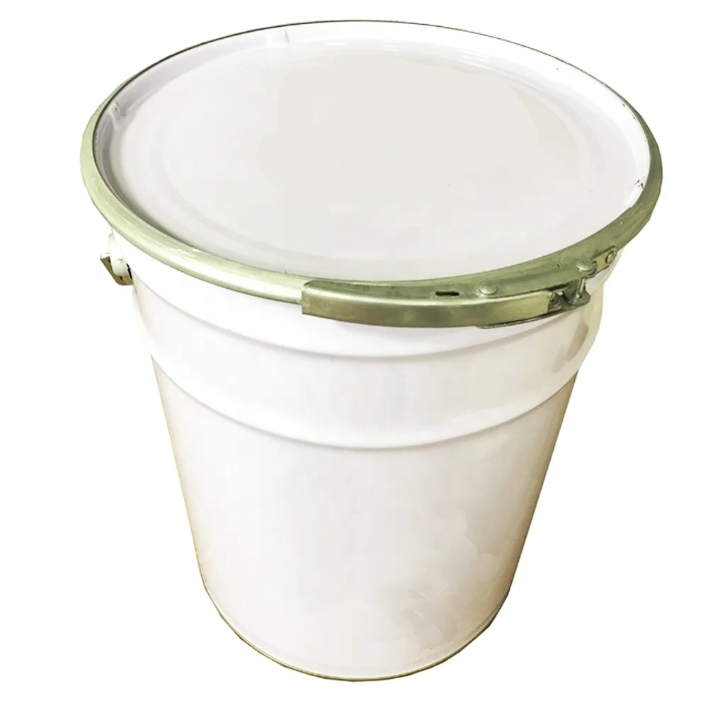 25 liter metal drum with open head lid, 25 liters