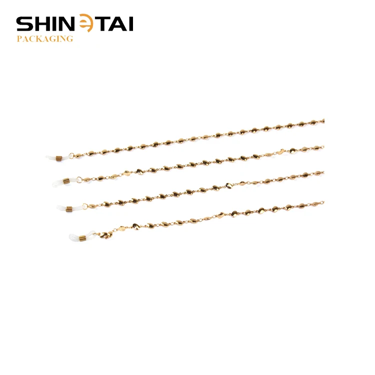 Модная прочная Серебристая цепочка для очков для чтения Shinetai