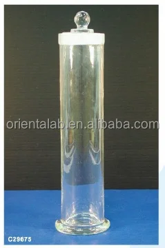 
Clear Glass Round Specimen Jar 