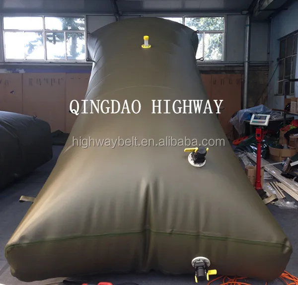 Flexible soft fabric TPU coated fuel liquid storage bladder, tanks