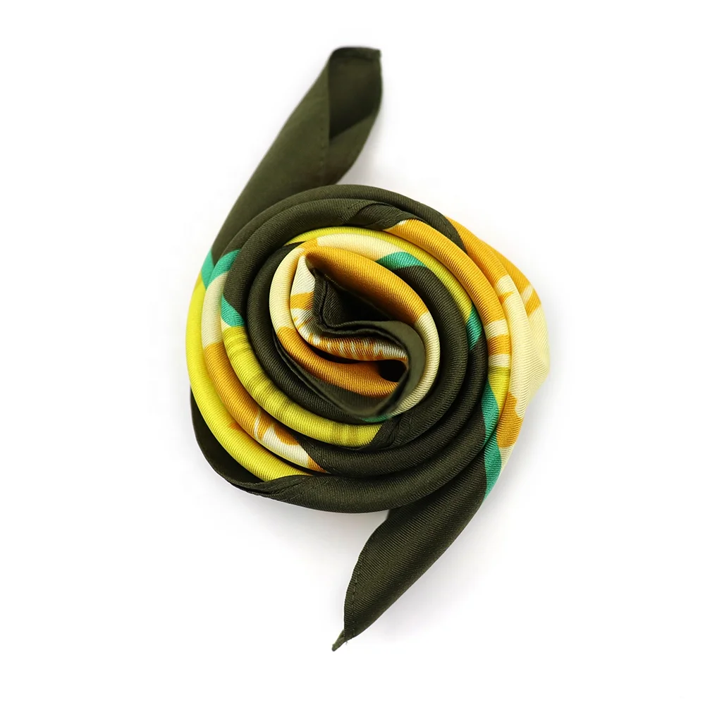 Уникальные квадратные шарфы Dragon Boat Race желтая Праздничная шаль шелковый шарф с принтом