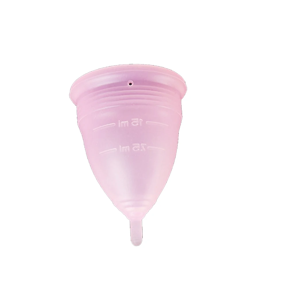 
Customized size colored silicone lady reusable menstrual cup 