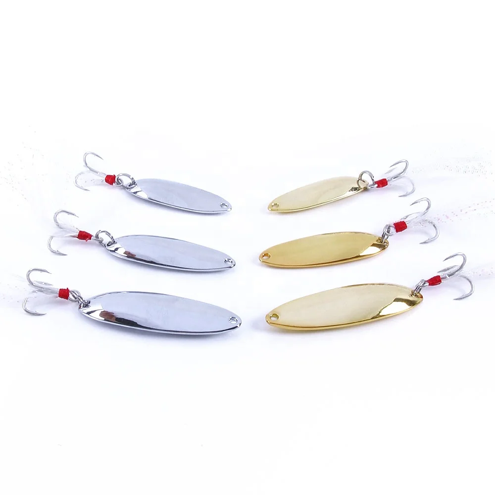 5g/7g/10g customized metal spinner spoon fishing lure hard baits bass fishing gear