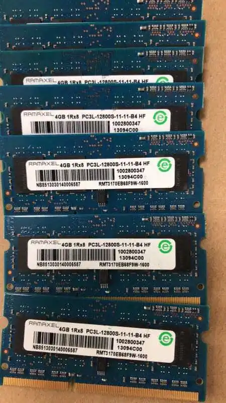 Stick 4gbPC3L-12800 DDR3 1600 MHz Laptop Ram Notebook Memory
