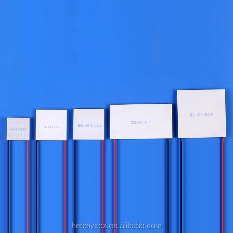 TEG1-49-4.5-2.0 electronic semiconductors thermoelectric generator cooling peliter module