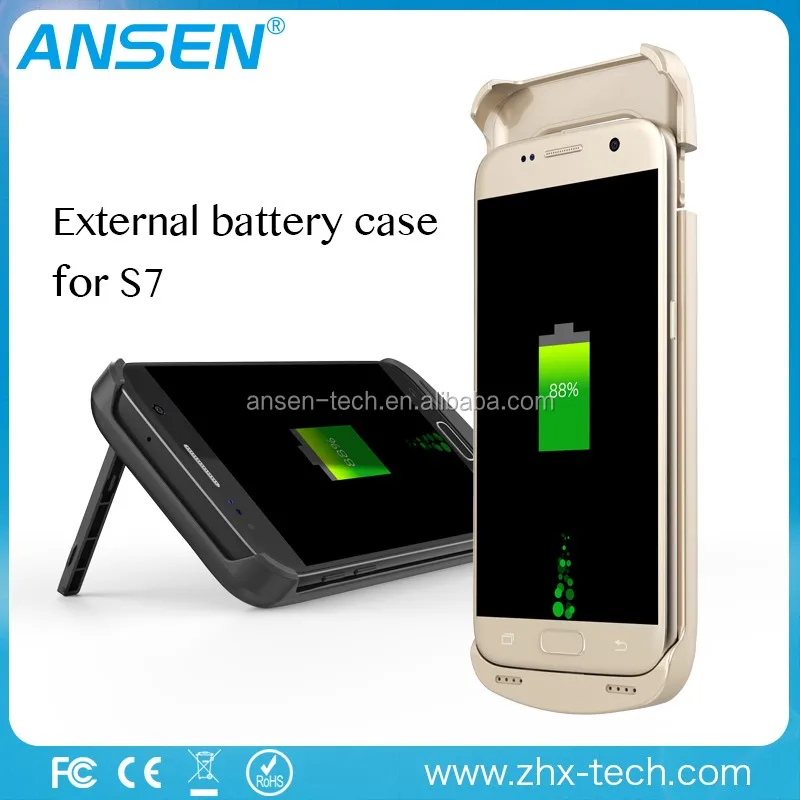 Portable Power Bank Charger Case Cell Phone Charger for Samsung Galaxy S7 Made in Shenzhen