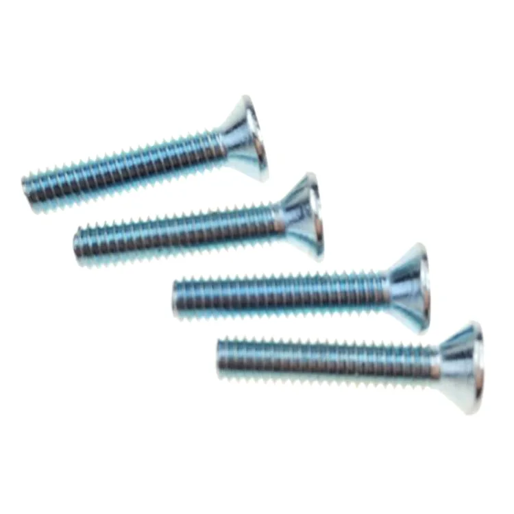 Крепежные винты с плоской головкой Phillips стандартная оцинкованная сталь M4 DIN 965