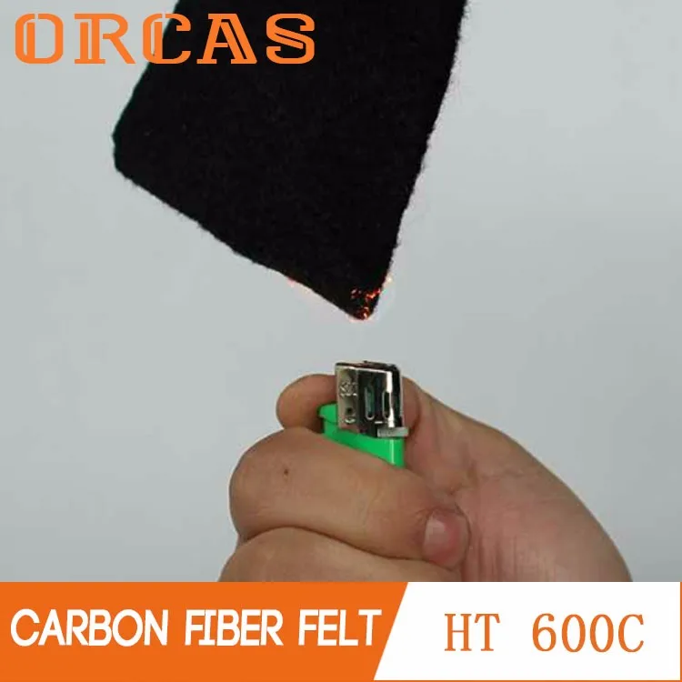 1.5mm Heat insulation material for industrial furnace carbon fiber felt