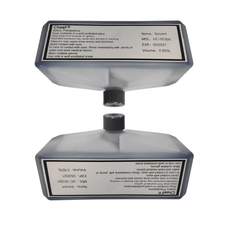 inkjet printer consumables solvent MC-803BK eco printer solvent for domino