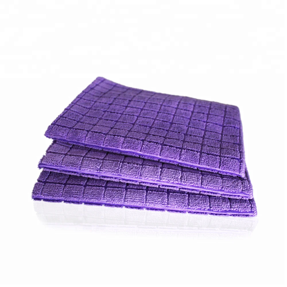 Household Clean Absorbent Wash Microfiber Kitchen Towel Cleaning Cloth