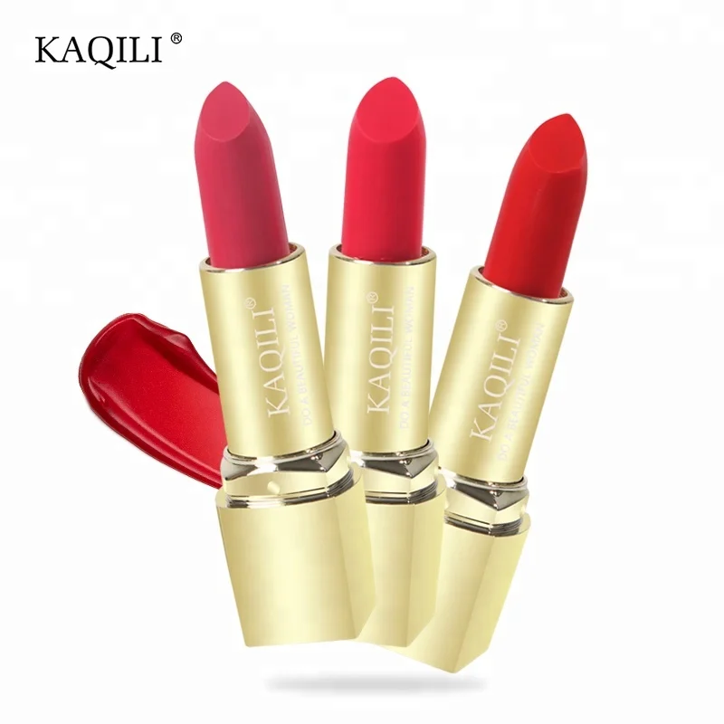 Personalized cheap kiss proof waterproof glitter lip stick lipstick