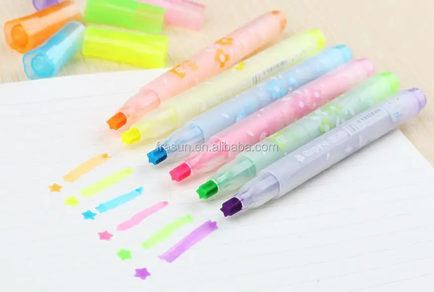 Star nib highlighter pen/Stamp highlighter