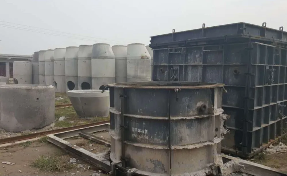 Сборная форма для проверки бетона дренажной трубы