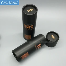 Gold foil printing box for dress gift mailer bottle packaging custom gift tube box