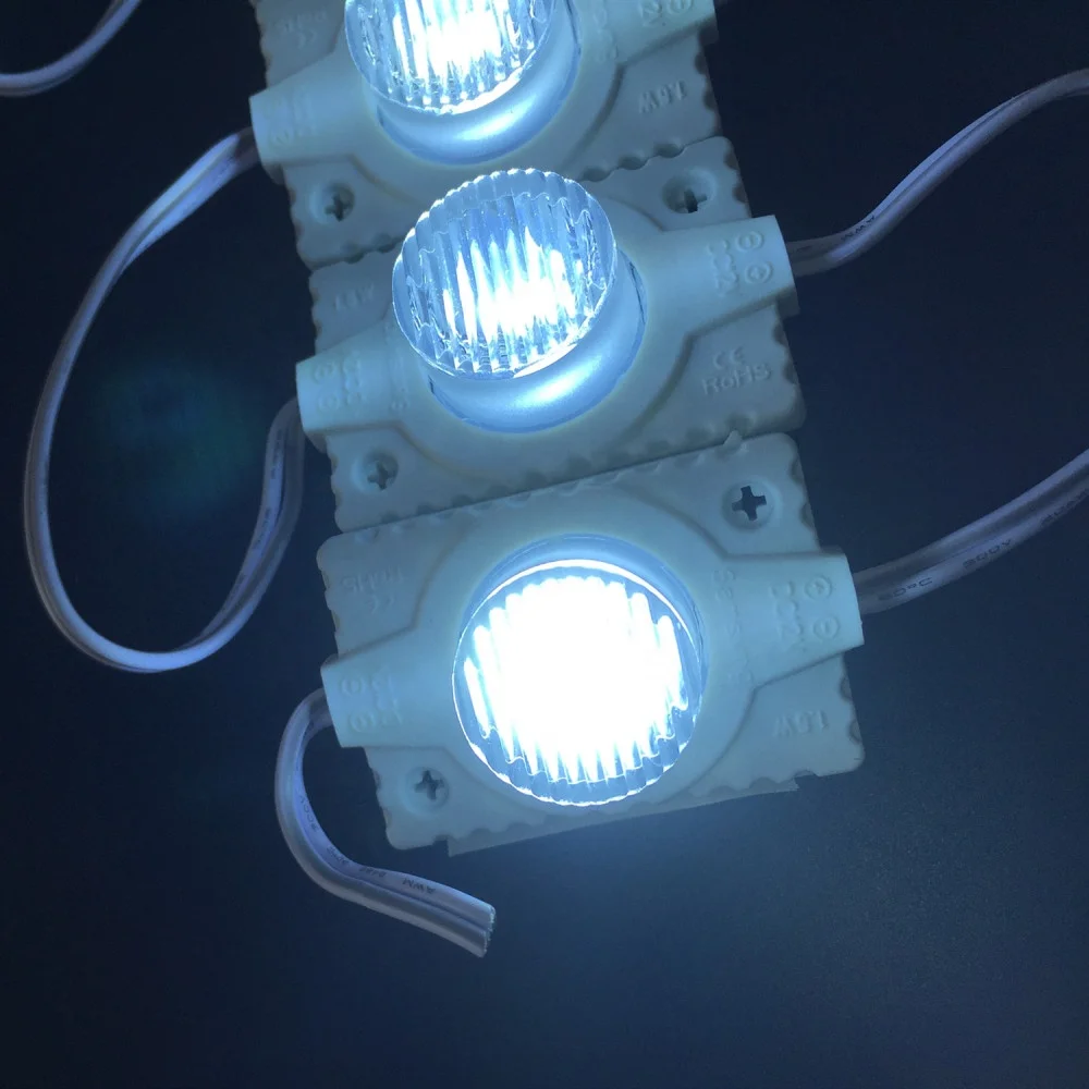 3030SMD LED Module with Lens for Light Box  White 160-200LM IP65 with Tape Adhesive Back