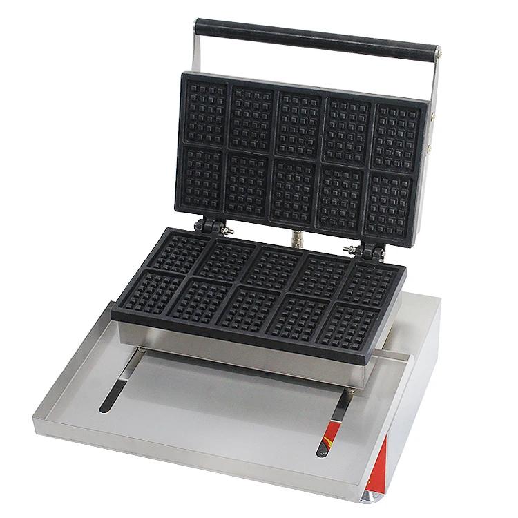 Waffle maker with CE custom plate commercial waffle maker