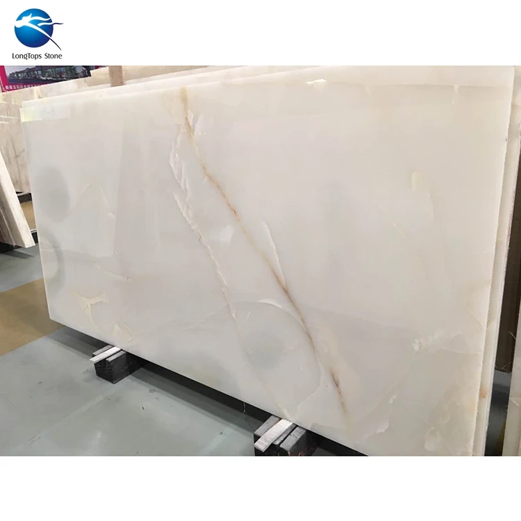 Pakistan white onyx marble price for club floor and wall design