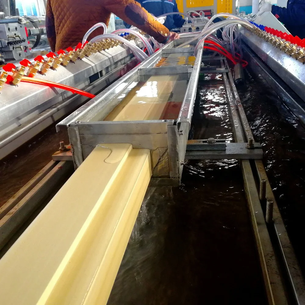 WPC Profile Door Frame Making Machine Wooden Door Production Line Products Making Machine Household Plastic Manufacturing Plant