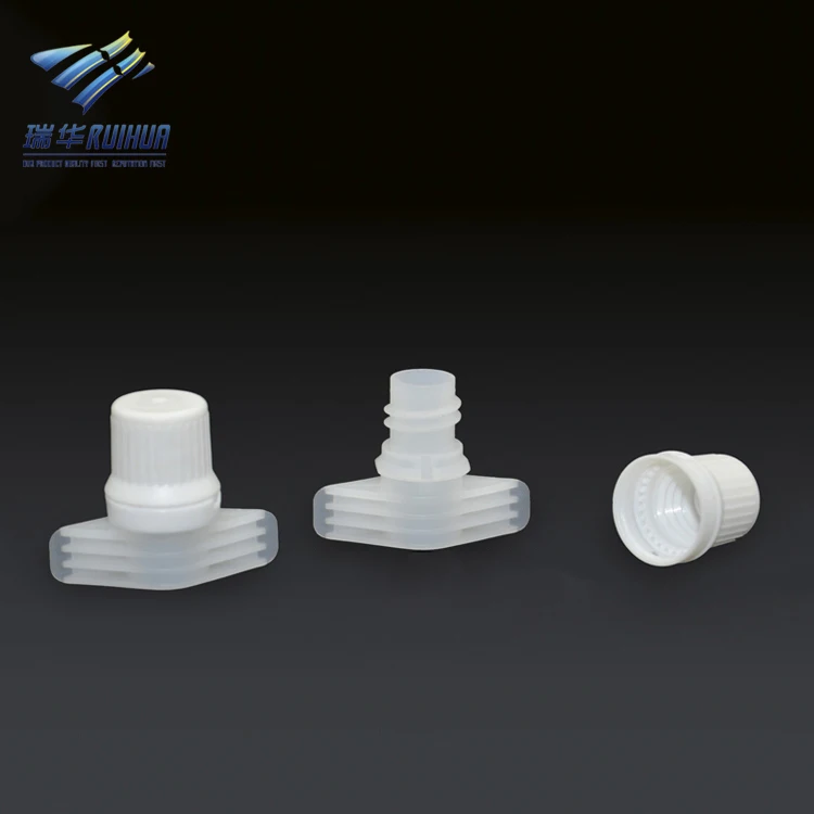 RUIHUA 9.6mm screw cap plastic spout for packing pouch