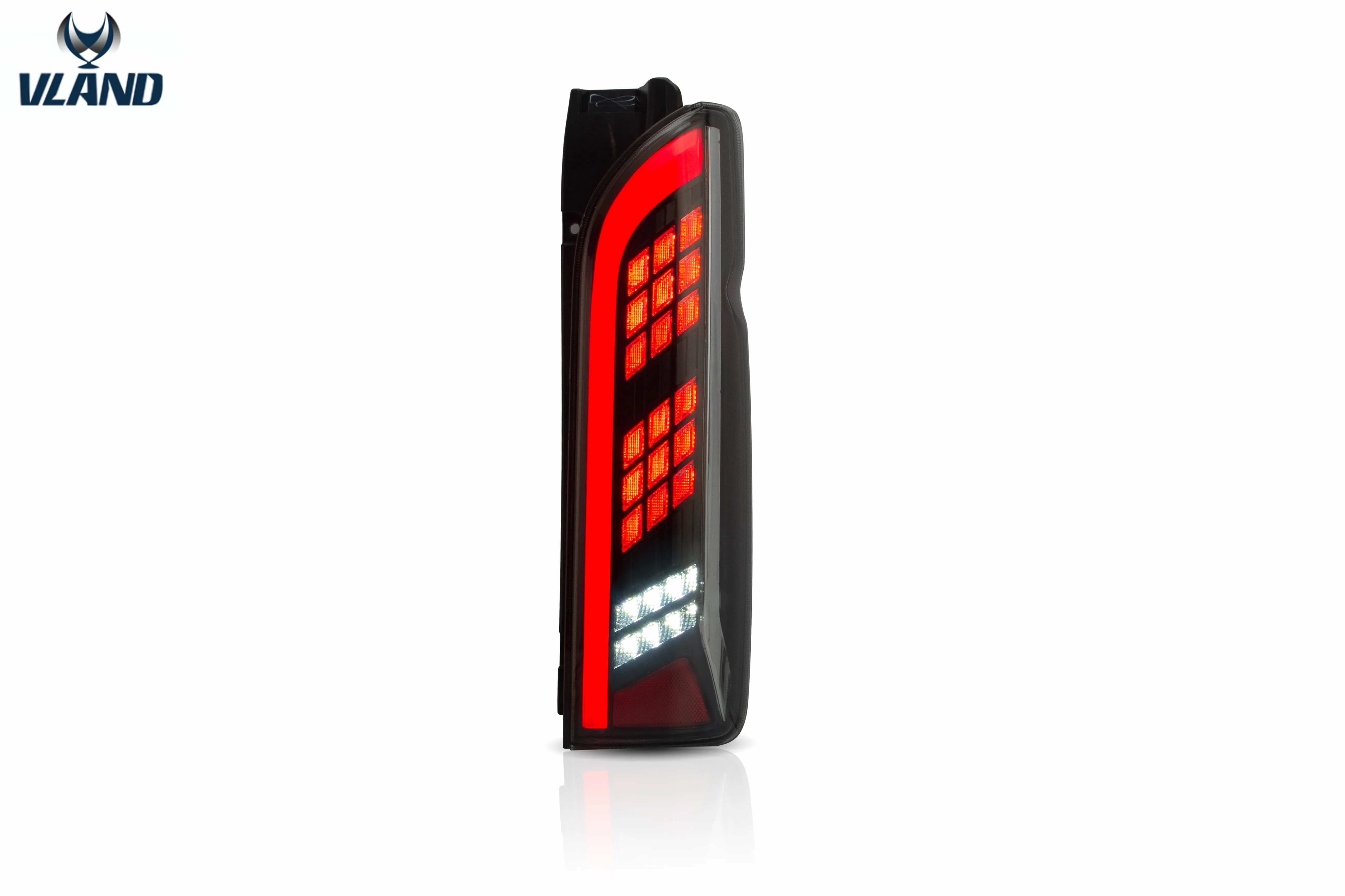 VLAND manufacturer for car LED light bars tail light 2005-2013-2018 for Hiace taillamp LED back lamp with sequential indicator