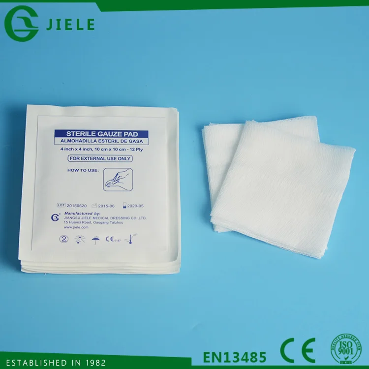 
medical haemostatic medical gauze pad 