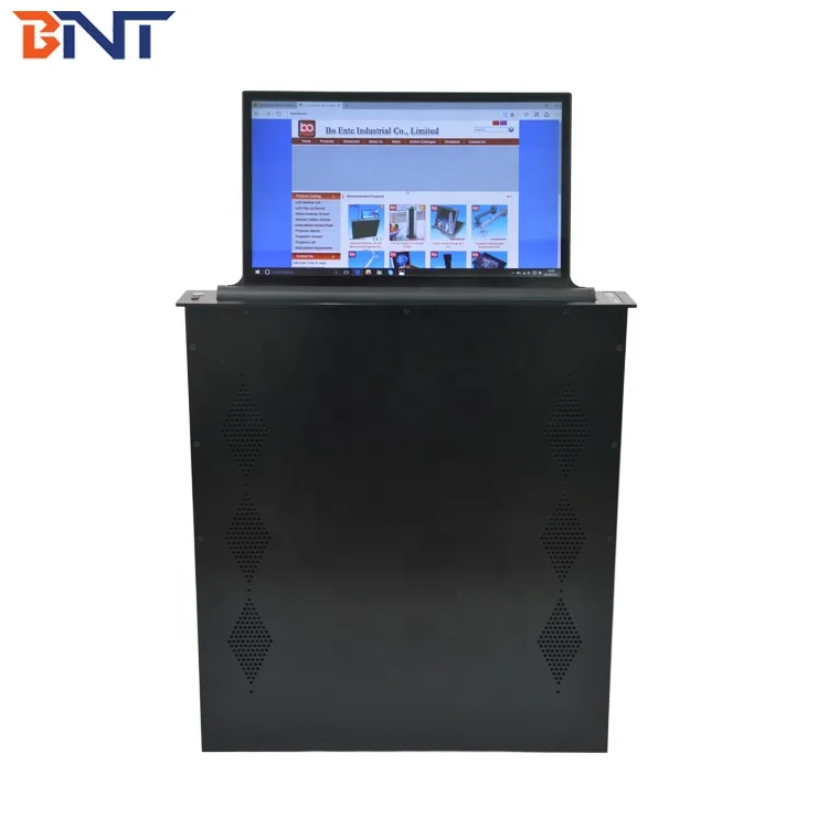 Ultrathin smart Electric monitor lift lcd monitor motorized tv lift for Conference System