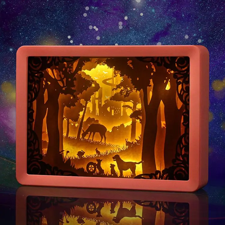 3D Illusion Acrylic Owl Led Desk Table Night Light Lamp