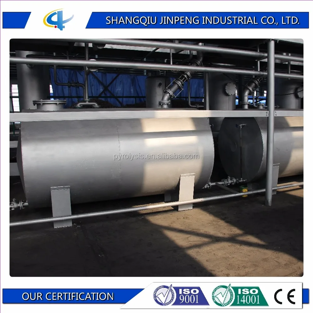 Non-pollution Waste Tyre / Plastic Recycling / Pyrolysis Plant / Machine to Diesel Oil and Gasoline