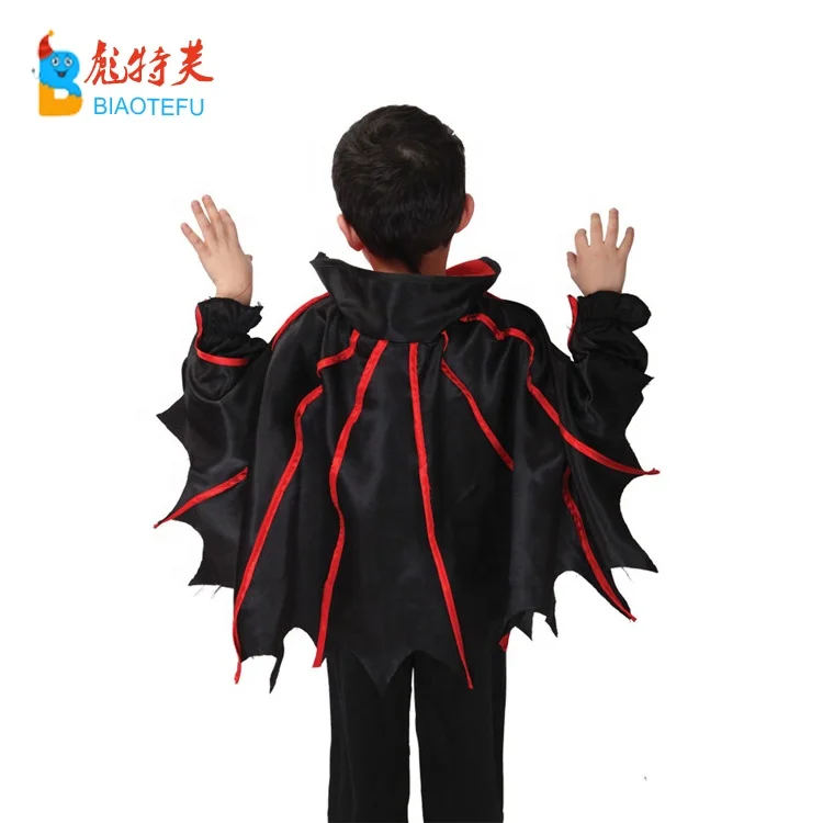 Halloween hot sale kids vampire cosplay costumes boys dark bat boy cosplay costumes