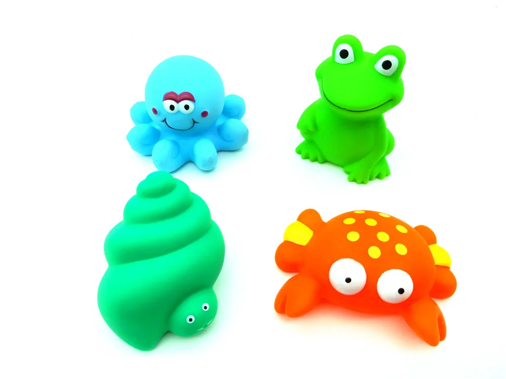 PVC Frog Toy,squeaky Toy Plastic Frogs for Baby,cheap Promotion Gifts for Kids Other Toy Animal 2 to 4 Years 0 to 24 Months